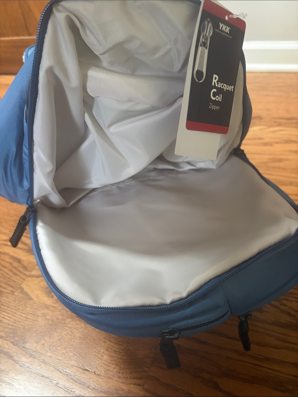 Yonex Compact Racket Backpack Smoke Blue - Picture 6 of 11